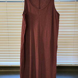 NWOT Gap Sleeveless, Scoopneck Long Dress, Size L Petite